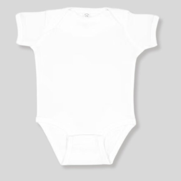 White Baby Onesie -100% Cotton - Picture 1 of 1